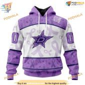 Custom Lavender Fight Cancer Nhl Dallas Stars Hoodie 3d Shirt 1.jpg - demo10