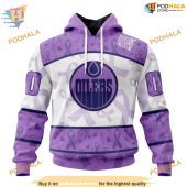Custom Lavender Fight Cancer Nhl Edmonton Oilers Hoodie 3d 1.jpg - demo10