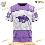 Custom Lavender Fight Cancer Nhl Nashville Predators Hoodie 3d 3.jpg - demo10