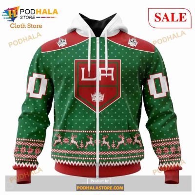 Custom Los Angeles Kings Christmas Apparel Sweatshirt NHL Hoodie 3D