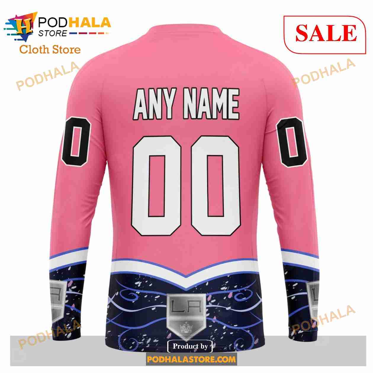 Custom Los Angeles Kings Fights Cancer Sweatshirt NHL Hoodie 3D Custom Los Angeles Kings Fights Cancer Sweatshirt NHL Hoodie 3D