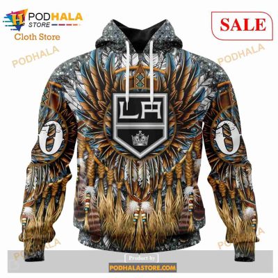 Custom Los Angeles Kings Native Costume Design Sweatshirt NHL Hoodie 3D