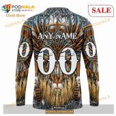 Custom Los Angeles Kings Native Costume Design Sweatshirt Nhl Hoodie 3d 5.jpg - demo10