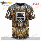 Custom Los Angeles Kings Native Costume Design Sweatshirt Nhl Hoodie 3d 6.jpg - demo10