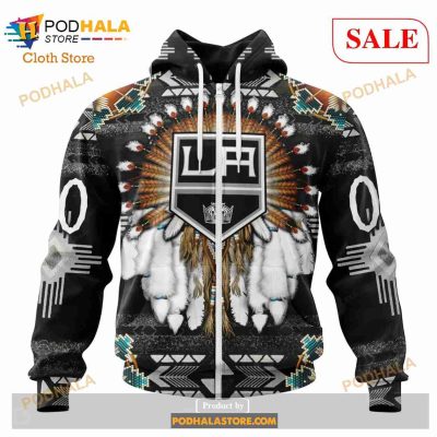 Custom Los Angeles Kings Native Costume Sweatshirt NHL Hoodie 3D