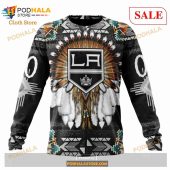 Custom Los Angeles Kings Native Costume Sweatshirt Nhl Hoodie 3d 4.jpg - demo10