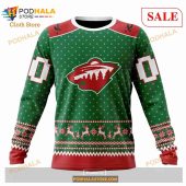 Custom Minnesota Wild Christmas Apparel Sweatshirt Nhl Hoodie 3d 4.jpg - demo10