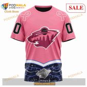 Custom Minnesota Wild Fights Cancer Sweatshirt Nhl Hoodie 3d 6.jpg - demo10