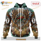 Custom Minnesota Wild Native Costume Design Sweatshirt Nhl Hoodie 3d 2.jpg - demo10