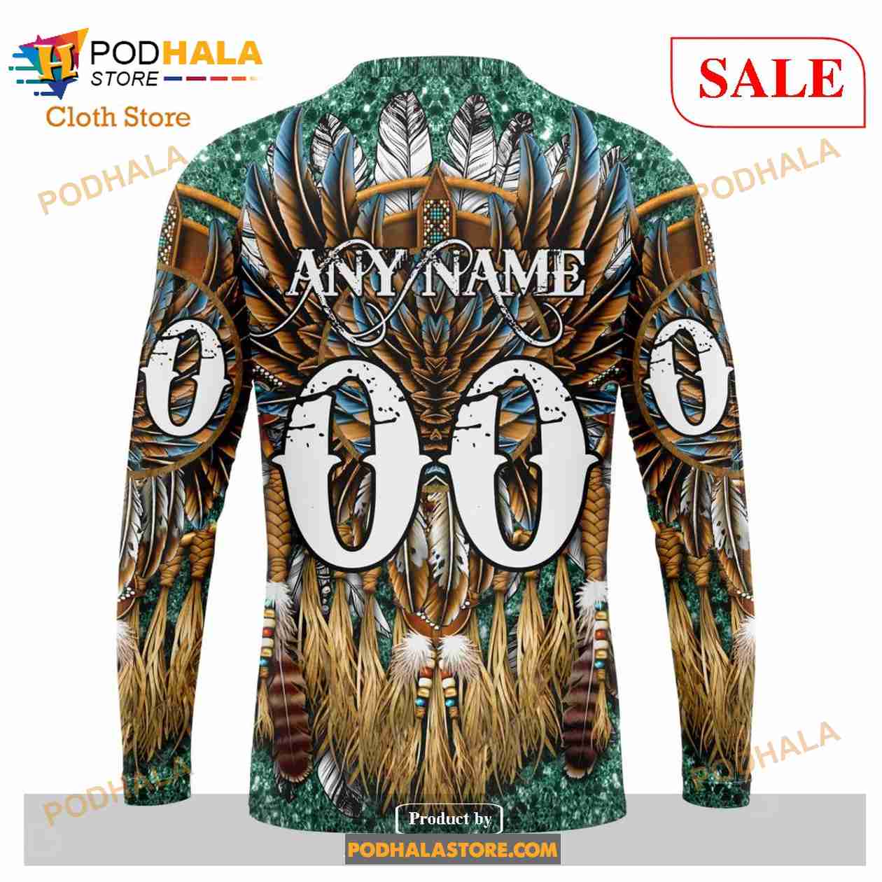 Custom Minnesota Wild Native Costume Design Sweatshirt NHL Hoodie 3D Custom Minnesota Wild Native Costume Design Sweatshirt NHL Hoodie 3D