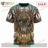 Custom Minnesota Wild Native Costume Design Sweatshirt Nhl Hoodie 3d 6.jpg - demo10