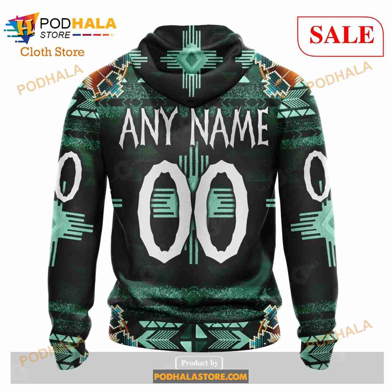 Custom Minnesota Wild Native Costume Sweatshirt NHL Hoodie 3D Custom Minnesota Wild Native Costume Sweatshirt NHL Hoodie 3D