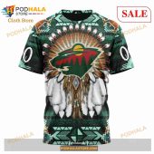 Custom Minnesota Wild Native Costume Sweatshirt Nhl Hoodie 3d 6.jpg - demo10