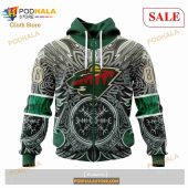 Custom Minnesota Wild Norse Viking Symbols Sweatshirt Nhl Hoodie 3d 1.jpg - demo10