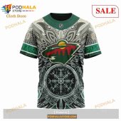 Custom Minnesota Wild Norse Viking Symbols Sweatshirt Nhl Hoodie 3d 5.jpg - demo10