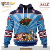 Custom Minnesota Wild Paw Patrol Sweatshirt Nhl Hoodie 3d 1.jpg - demo10