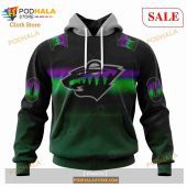 Custom Minnesota Wild Retro Gradient Design Sweatshirt Nhl Hoodie 3d 1.jpg - demo10