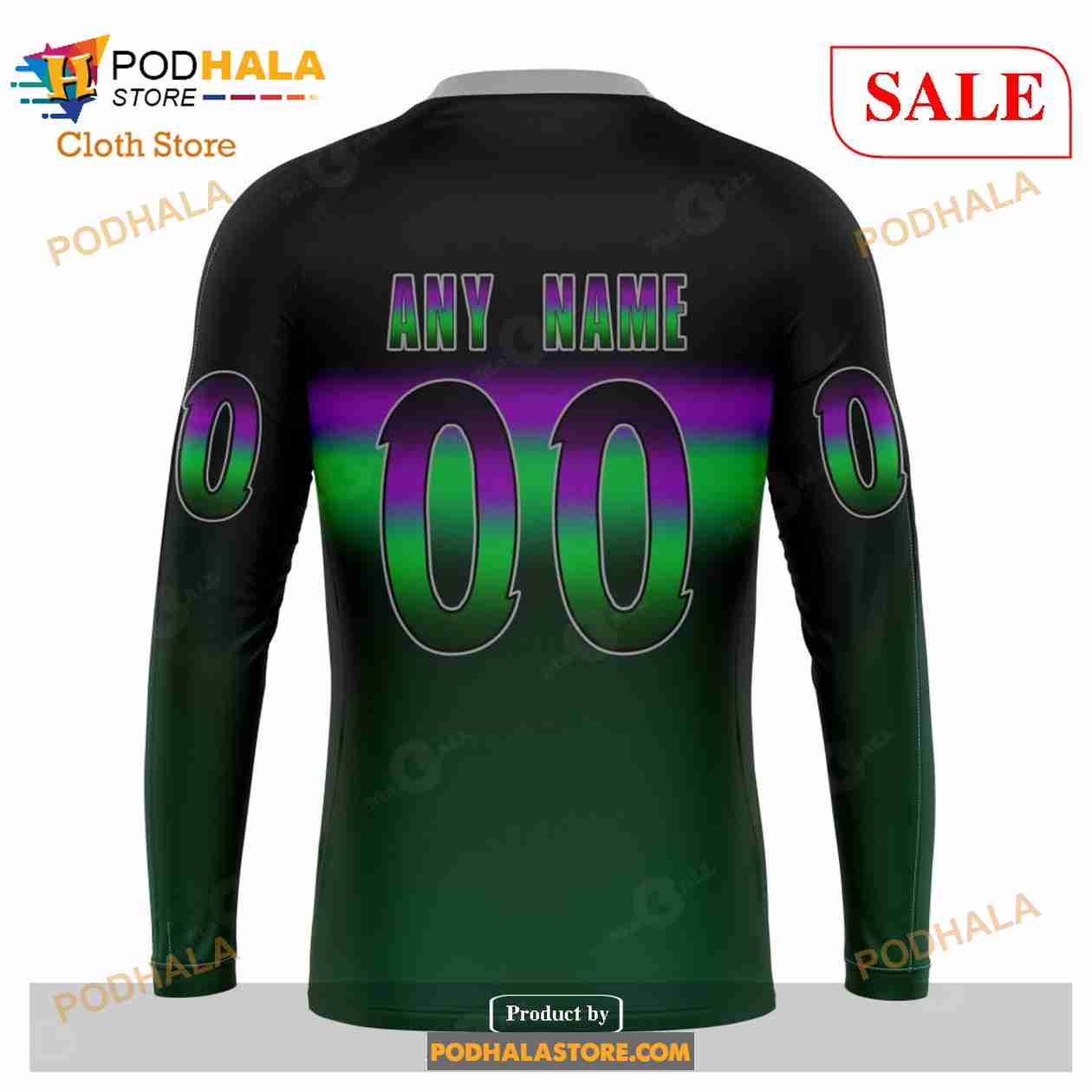 Custom Minnesota Wild Retro Gradient Design Sweatshirt NHL Hoodie 3D Custom Minnesota Wild Retro Gradient Design Sweatshirt NHL Hoodie 3D