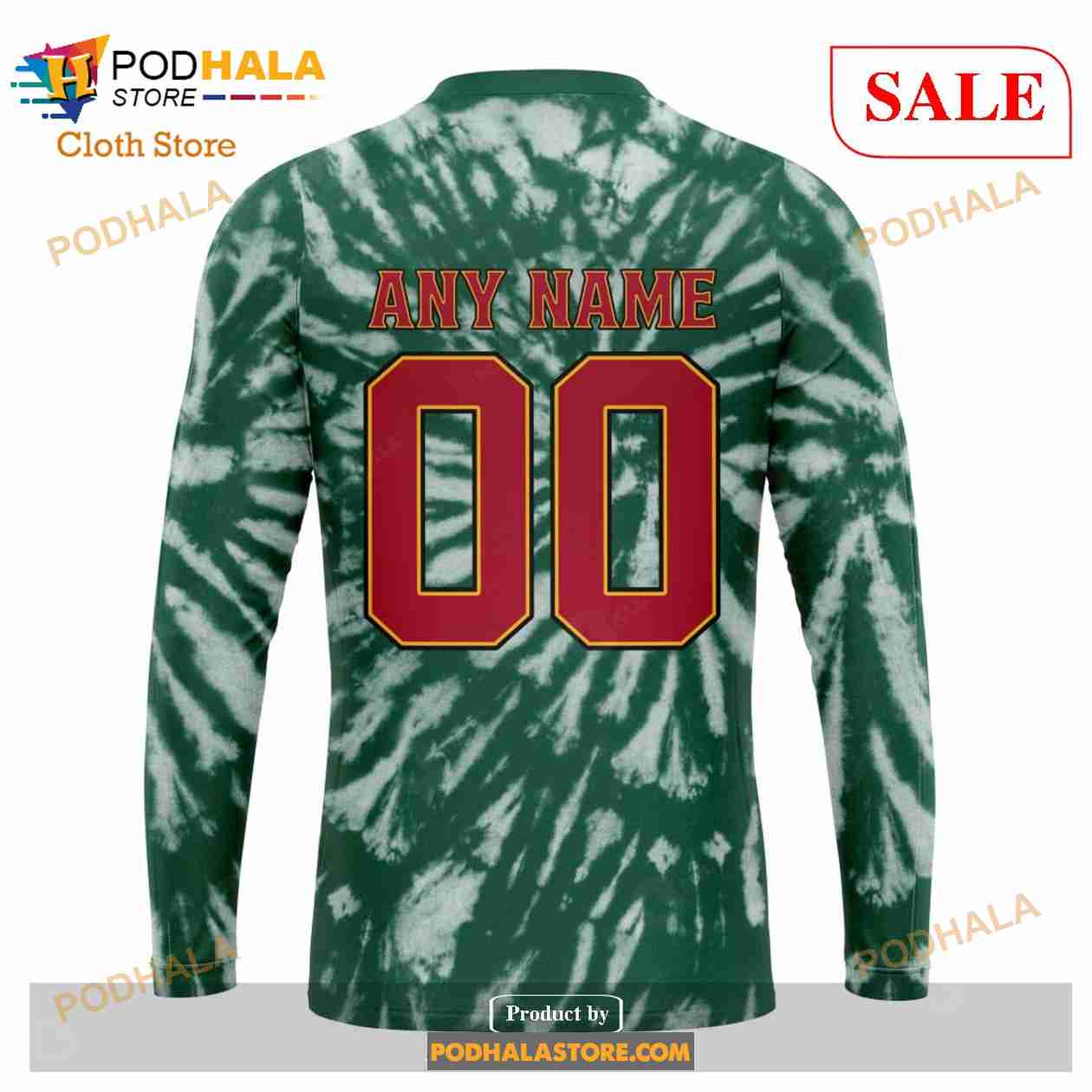 Custom Minnesota Wild Retro Vintage Tie Dye Sweatshirt NHL Hoodie 3D Custom Minnesota Wild Retro Vintage Tie Dye Sweatshirt NHL Hoodie 3D