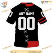 Custom Mix Cfl Ottawa Redblacks Jersey Style Nhl Ottawa Senators Hoodie 3d 4.jpg - demo10