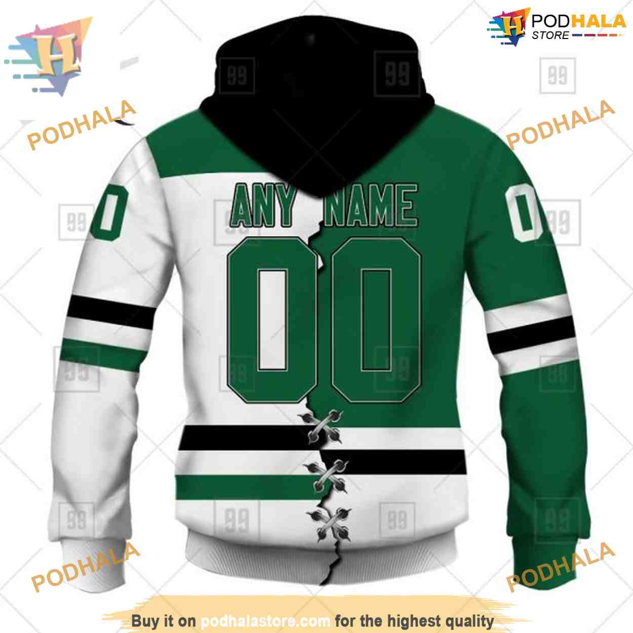 Custom Mix Jersey 2023 Style NHL Dallas Stars Hoodie 3D Shirt Custom Mix Jersey 2023 Style NHL Dallas Stars Hoodie 3D Shirt