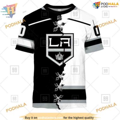 Custom Mix Jersey 2023 Style NHL Los Angeles Kings Hoodie 3D