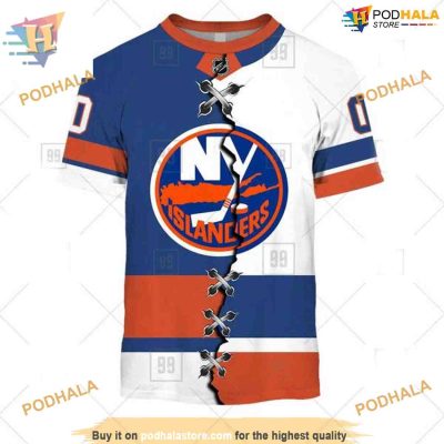 Custom Mix Jersey 2023 Style NHL New York Islanders Hoodie 3D