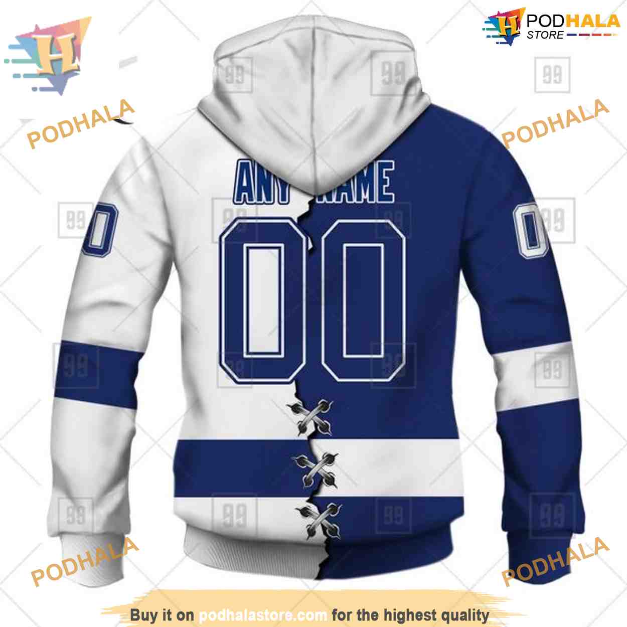 Custom Mix Jersey 2023 Style NHL Tampa Bay Lightning Hoodie 3D Custom Mix Jersey 2023 Style NHL Tampa Bay Lightning Hoodie 3D