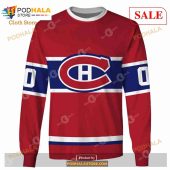Custom Montreal Canadiens 60s 70s Throwback Vintage Home Sweatshirt Hoodie 3d 3.jpg - demo10