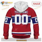 Custom Montreal Canadiens 60s 70s Throwback Vintage Home Sweatshirt Hoodie 3d 5.jpg - demo10
