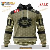 Custom Montreal Canadiens Camo Military Appreciation Nhl Hoodie 3d 1.jpg - demo10