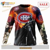 Custom Montreal Canadiens Design X Star War Sweatshirt Nhl Hoodie 3d 4.jpg - demo10