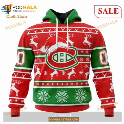 Custom Montreal Canadiens NHL Hoodie 3D, Unisex Christmas 3D Shirt