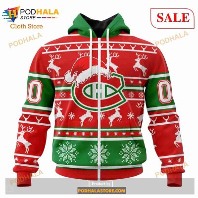 Custom Montreal Canadiens NHL Hoodie 3D, Unisex Christmas 3D Shirt