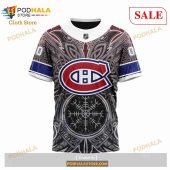 Custom Montreal Canadiens Norse Viking Symbols Nhl Hoodie 3d 5.jpg - demo10