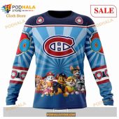 Custom Montreal Canadiens Paw Patrol Sweatshirt Nhl Hoodie 3d 4.jpg - demo10