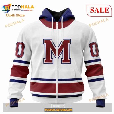 Custom Montreal Canadiens Unisex With Retro Concepts Sweatshirt NHL Hoodie 3D