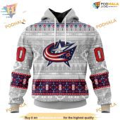 Custom NEW]ized Native Design NHL Columbus Blue Jackets Hoodie 3D