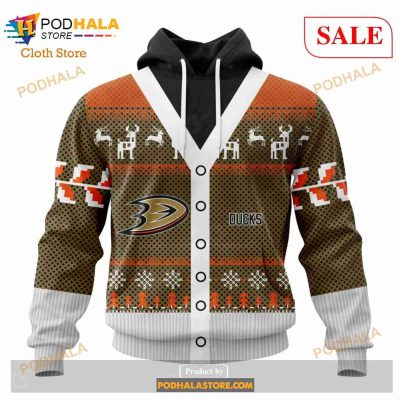 Custom NHL Anaheim Ducks Chrismas Season Shirt Hoodie 3D