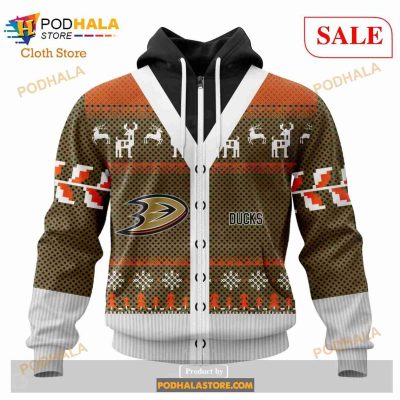 Custom NHL Anaheim Ducks Chrismas Season Shirt Hoodie 3D