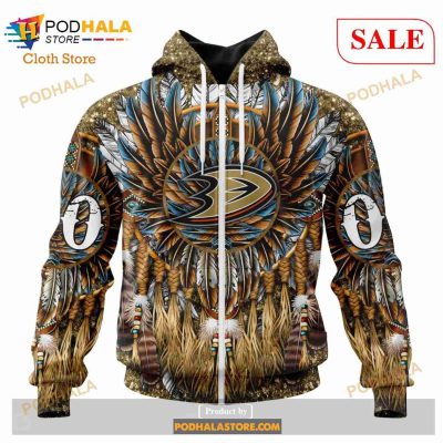 Custom NHL Anaheim Ducks Special Native Costume Design Shirt Hoodie 3D