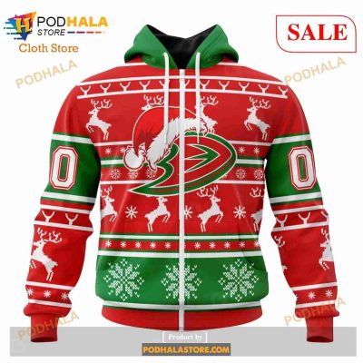 Custom NHL Anaheim Ducks Unisex Christmas Is Coming Shirt NHL Hoodie 3D