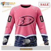 Custom Nhl Anaheim Ducks Unisex For Hockey Fights Cancer Shirt Hoodie 3d 6.jpg - demo10