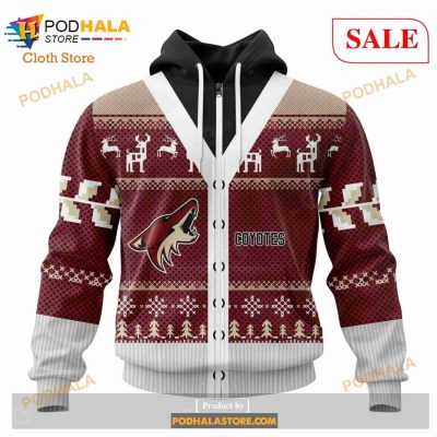 Custom NHL Arizona Coyotes Chrismas Season Shirt Hoodie 3D
