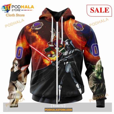 Custom NHL Arizona Coyotes Design X Star War Shirt Hoodie 3D