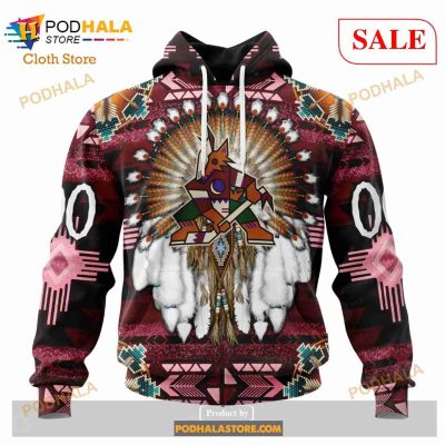 Custom NHL Arizona Coyotes Special Native Costume Shirt Hoodie 3D