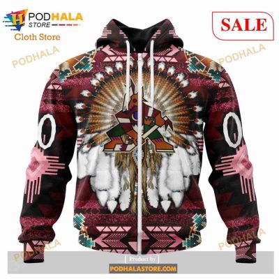 Custom NHL Arizona Coyotes Special Native Costume Shirt Hoodie 3D