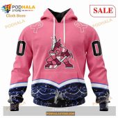 Custom Nhl Arizona Coyotes Unisex For Hockey Fights Cancer Shirt Hoodie 3d 1.jpg - demo10