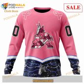 Custom Nhl Arizona Coyotes Unisex For Hockey Fights Cancer Shirt Hoodie 3d 6.jpg - demo10