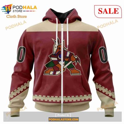 Custom NHL Arizona Coyotes Unisex With Retro Concepts Shirt Hoodie 3D